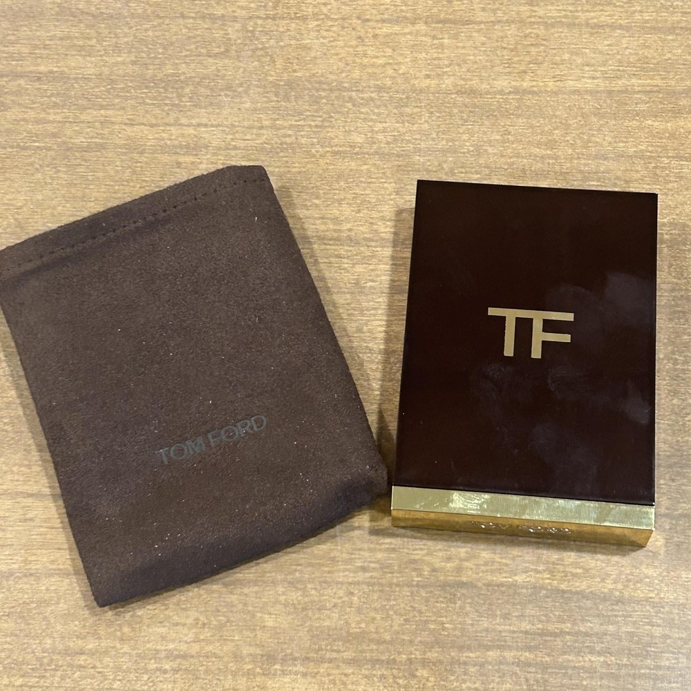 Tom Ford Eye Color Quad Creme Ember Bronze 0.18oz 5.2g Shimmer Glitter Eyeshadow